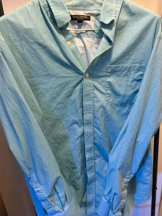 Banana Republic Light Blue Button-Up Shirt