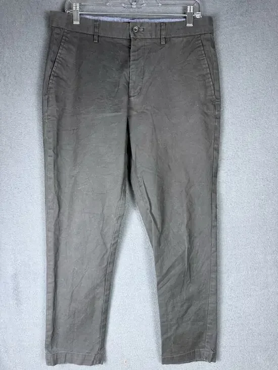 Banana Republic Mason Chino Pants Mens 32x30 Dark Gray Cotton Stretch