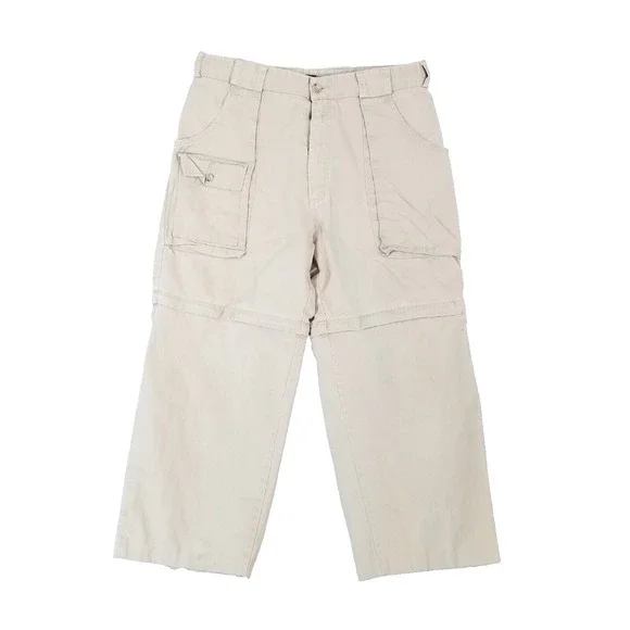 Banana Republic cargo pants shorts combo men's 35 x 25 beige Street Urban Skate