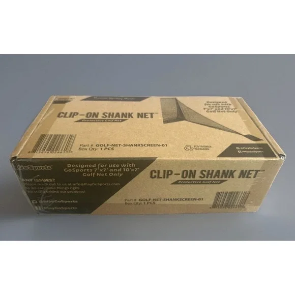 GoSports Clip-On Shank Net Protective Golf Net Accessory For 7x7 & 10x7 Nets