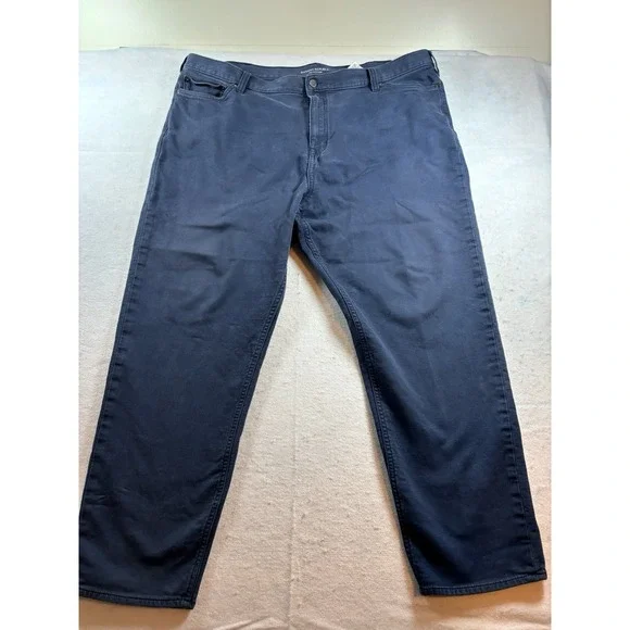 Banana Republic Traveler Athletic Tapered Fit Pants Mens 44x28 Navy Blue Stretch