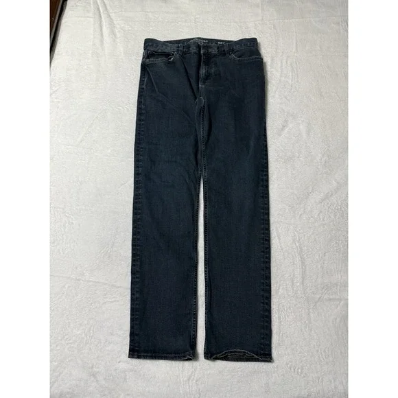 Banana Republic Traveler Jeans Mens 33x30 Blue Slim Tapered Stretch‎