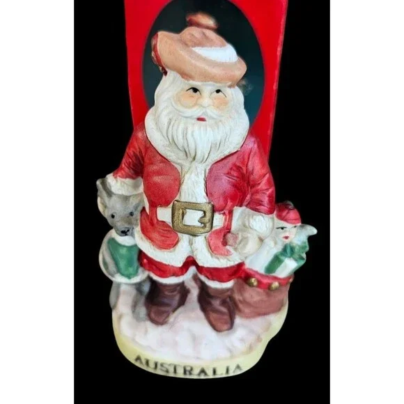 Santa's of the Nations Australia Father Christmas Porcelain Figurine NIB 8917 NO