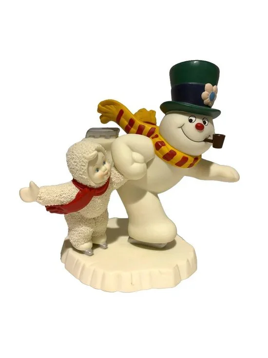 DEPARTMENT 56 Snowbabies Guest Collection Frosty The Snowman Catch Me If You Can