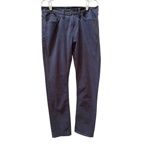 Banana Republic Slim Fit Navy Sueded Cotton‎ Chino Pants Mens 31x32