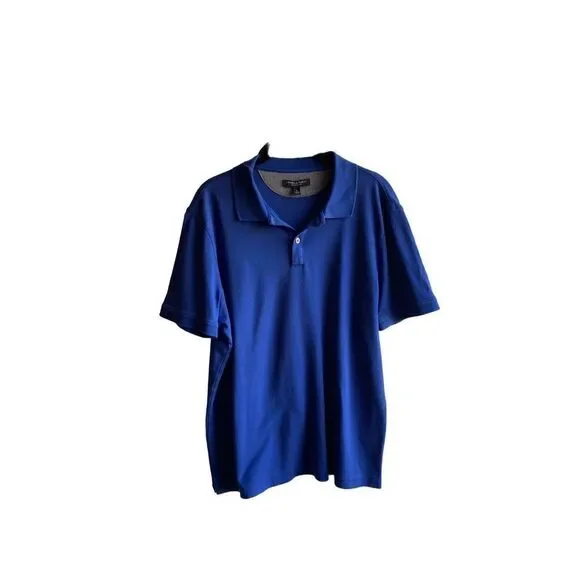 Banana Republic men’s classic fit blue short sleeve polo shirt, size large