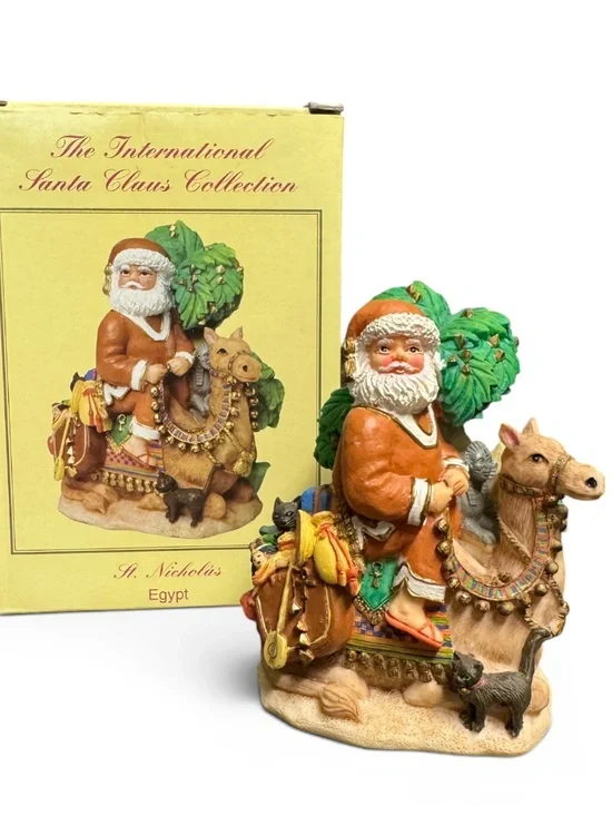 International Santa Collection SC93 St Nicholas Egypt Camel w Box