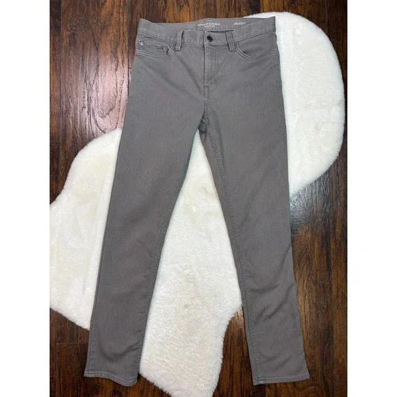Banana Republic Men's‎ Travelers Jeans 30x32 Gray Slim Leg Stretch