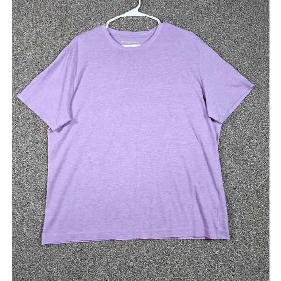 Banana Republic T-Shirt Mens XL Purple Eco Premium Wash‎ Cotton Blend Casual