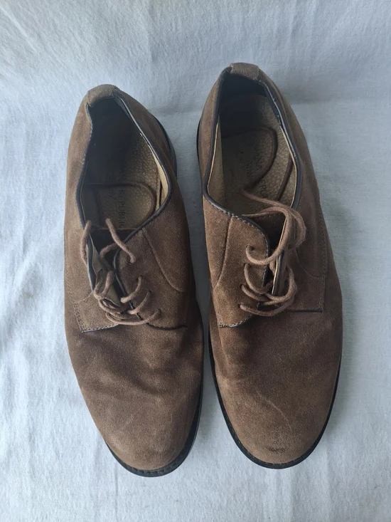 Banana Republic Men's Brown Suede Chukka Lace-Up Boots