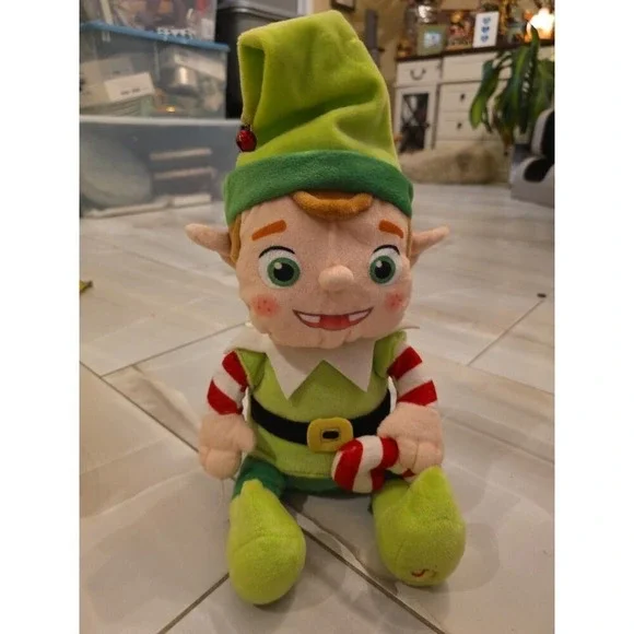 Cuddle Barn Merry Christmas Elf‎ Musical Animatronic Elf