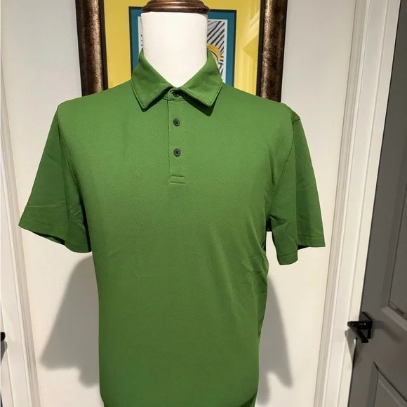 Banana Republic Spring Green Mens Polo Shirt