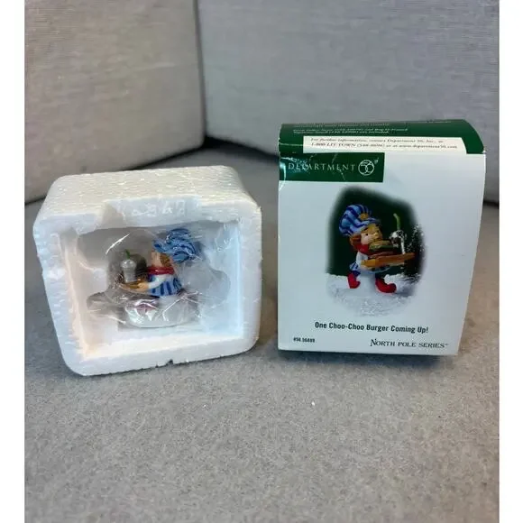 Department 56 “One Choo-Choo Burger‎ Coming Up!” #56889 North Pole - In Box