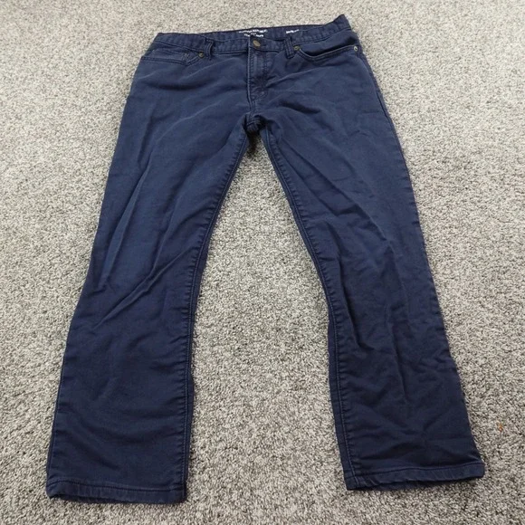 Banana Republic‎ Jeans Mens 34X30 Blue Denim Pants Traveler Slim Stretch Preppy