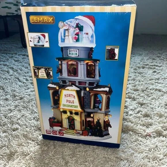Lemax North Pole Observatory Sights And Sounds 2016 NEW IN BOX