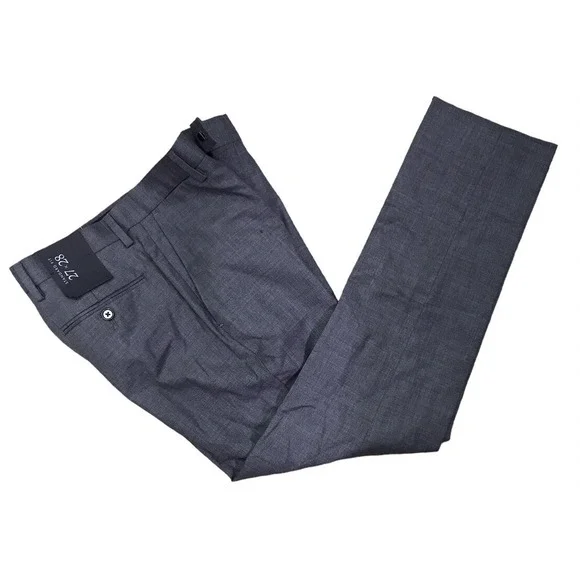 NWT Banana Republic Men's Standard Fit  Wool Suit  Pants  27Wx28 L Gray