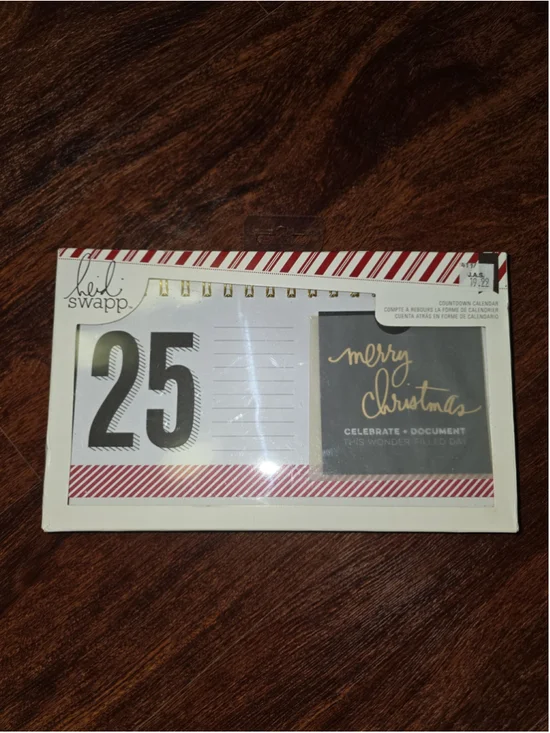 FINAL MARKDOWN Heidi Swapp Christmas countdown calendar NEW‎