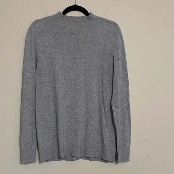 Banana Republic Men's Gray Sweater pullover L fine Italian yarn filpucci casual