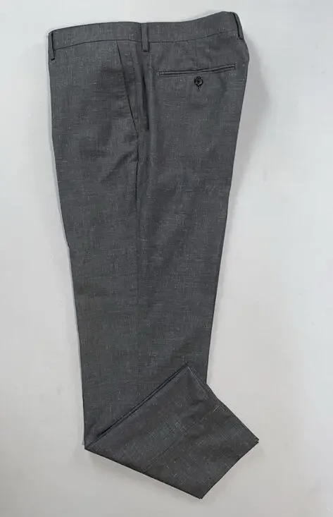Banana Republic Marzotto Italian Fabric Wool Dress Pants, Linen Look 36X29.5 EUC