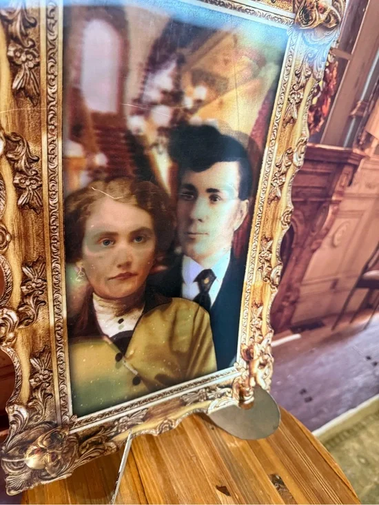 Halloween Lenticular Haunted Portrait Decorative Daux Frame Gothic Haunting