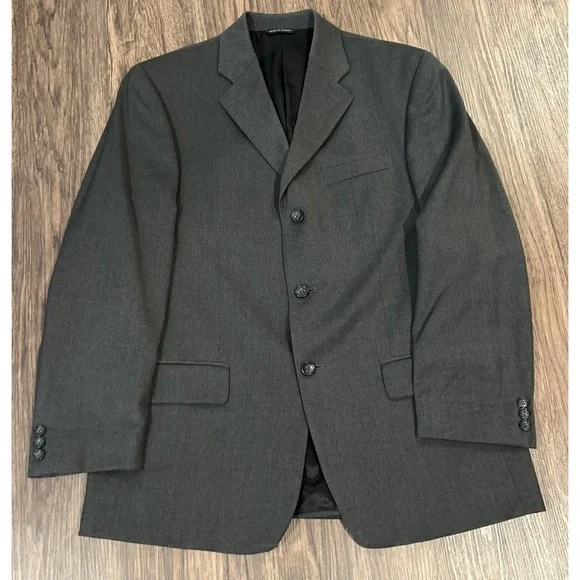 Banana Republic Blazer Mens Size 40R  Modern Coat Suit Jacket Color Heather Gray