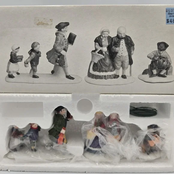 Dept 56 Halloween Sleepy Hollow 59560 Accessory People Heritage Village Set of3