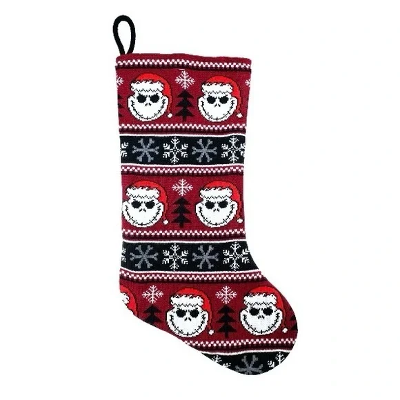 NWT. DISNEY Nightmare Before Christmas Jack Skellington 20” Knit Stocking