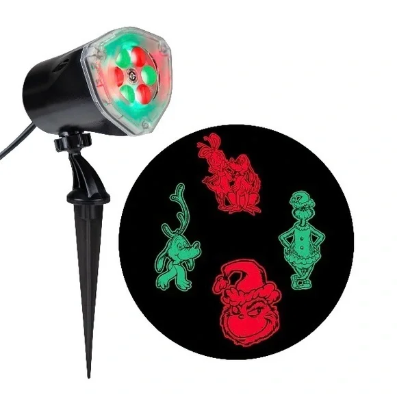 NIB. DR. SEUSS The Grinch Holiday Light Projector