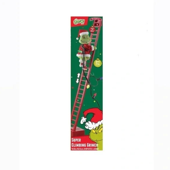 NIB. DR. SEUSS The Grinch 40” Animated Climber