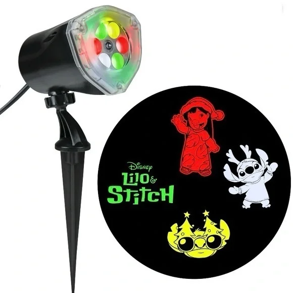 NIB. Disney Lilo & Stitch Colorful Projection Light