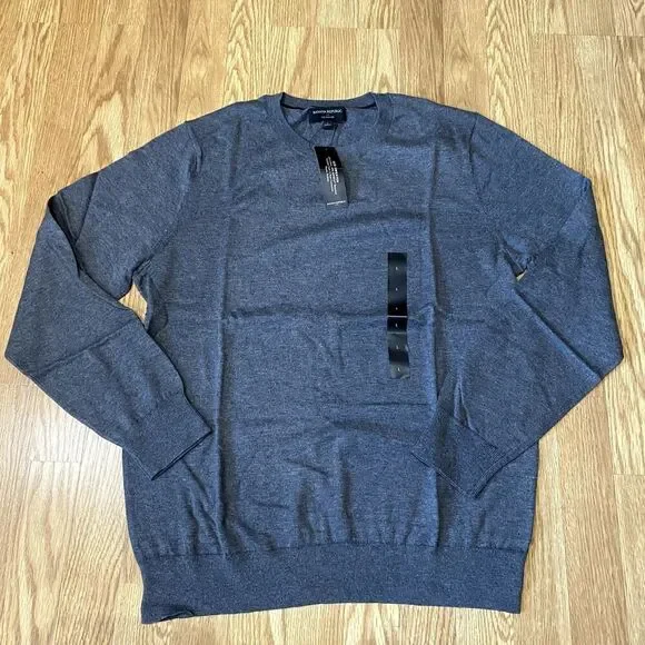 Banana Republic Long Sleeve Eco Sweater Gray Large