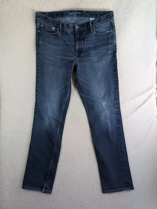 Banana Republic Legacy Jeans Mens 36x34 Slim Fit Straight Blue Stretch Denim Y2K