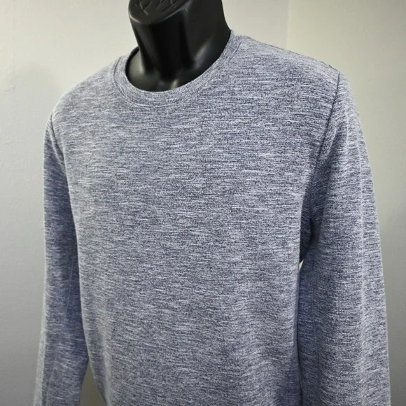 Banana Republic Crew Neck‎ Sweater Mens Large Blue Viscose Long Sleeve Pullover