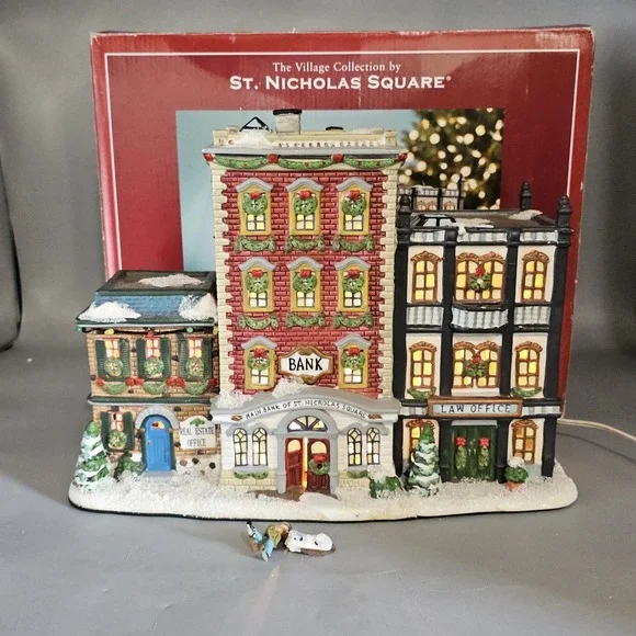 Vintage The Village Collection by St. Nicholas Square Downtown Businesses