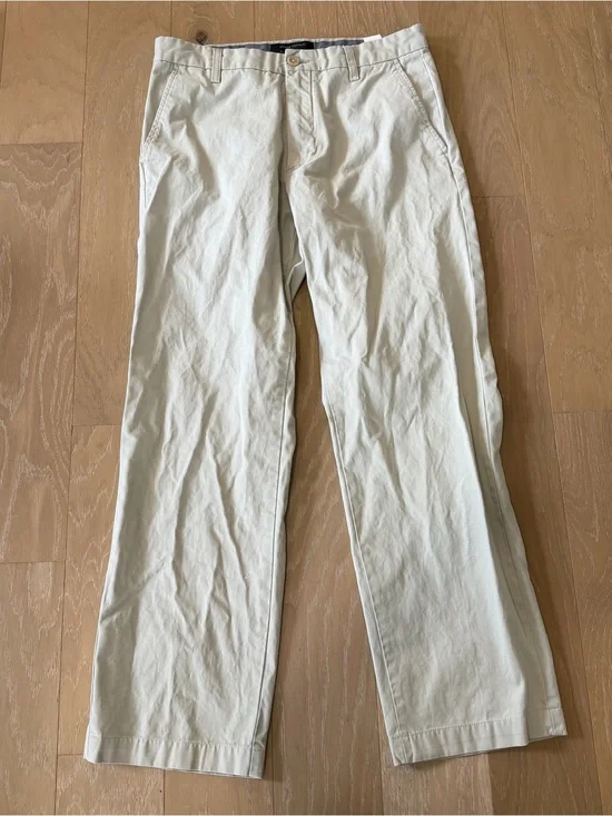Men's Classic Cream Chino Pants