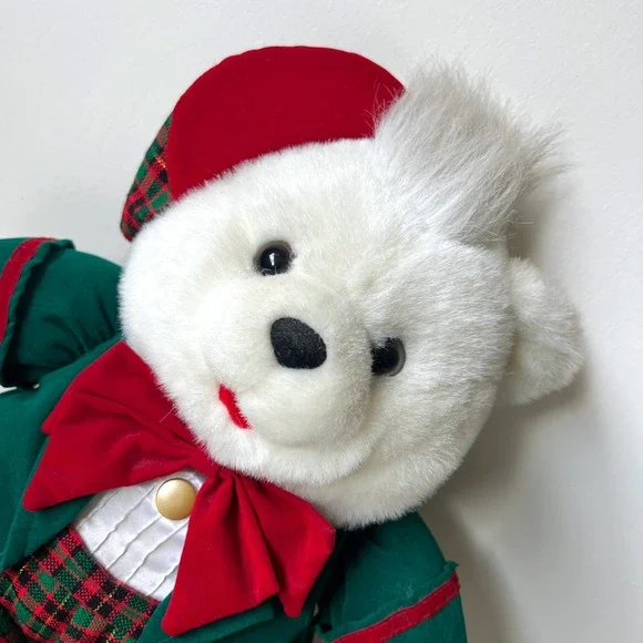 Kmart 1993 Christmas Carol 150th Anniversary Plush Bear w/ Tags 17