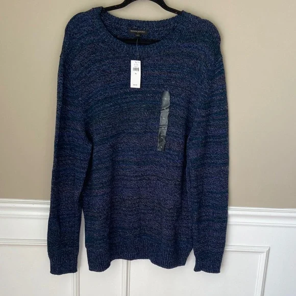 NWT Men's Multicolor Crewneck Sweater‎ by Banana Republic- Size XL