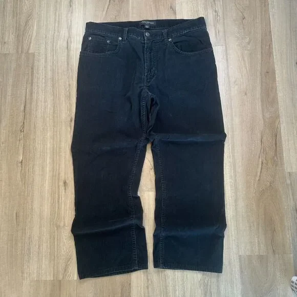 Banana Republic Black Corduroy 35