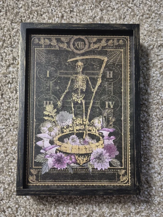 Halloween Grim Reaper Floral Decor
