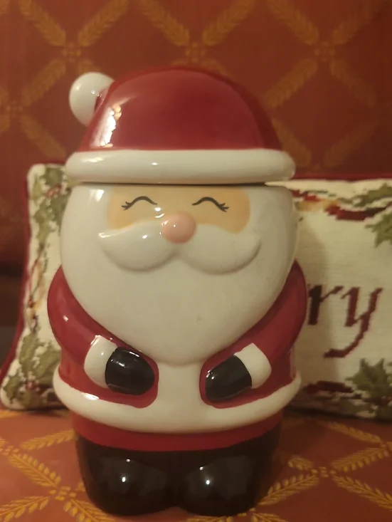 Isaac Mizrahi  Santa Festive Jar 2 wick Candle Magical Christmas Morning scent
