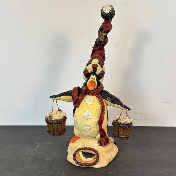 Boyds Carvers Choice Penguin “Snortin’ Jack Fishbreath” Figurine 1999