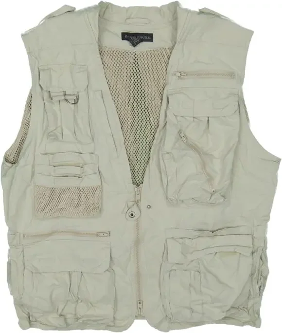 Banana Republic Hunting Safari Fishing Hiking Photography Tactical Cargo Vest