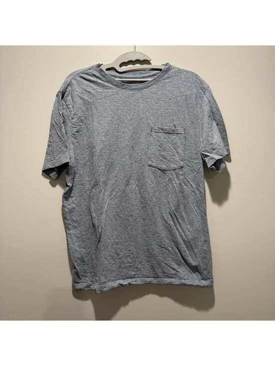 Banana Republic Vintage Pocket T-Shirt Men's Small Blue/Gray