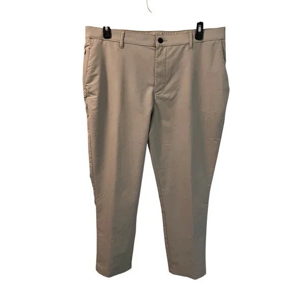 Banana Republic Pants Mens 40 X 28 Straight Tan Beige Performance Stretch Tech