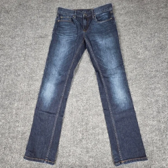 Banana Republic‎ Slim Fit Dark Wash Denim Jeans Mens 31W 34L