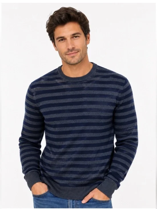 Banana Republic Sweater L Cashmere Gray