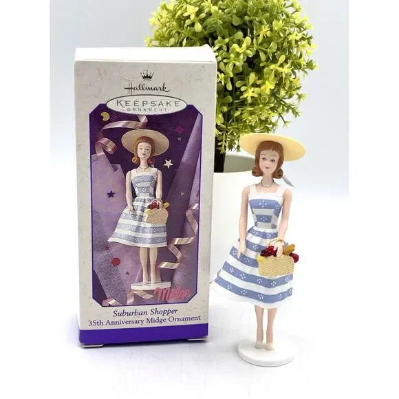 Vintage 1998 Hallmark Keepsake 35th Anniversary Midge Suburban Shopper
