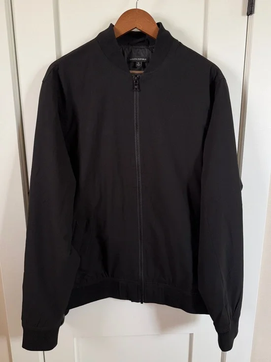 Banana Republic Bomber Jacket Black XL