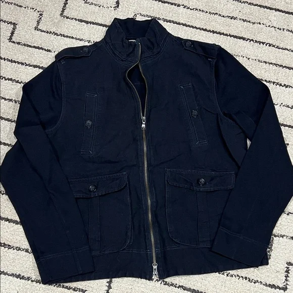 Banana Republic Men's Utility Field Navy Jacket