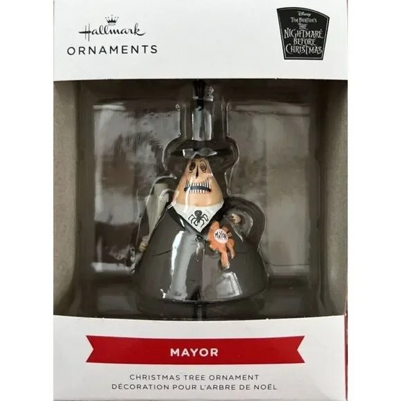 2022 Hallmark Disney Tim Burton Nightmare Before Christmas MAYOR Ornament NEW!